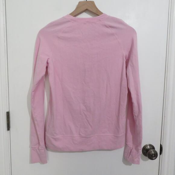 Ivivva Kids Sz 12/14 Pink Sweatshirt Front Pocket Thumbhole Stretchy Sweatshirt - Picture 2 of 6
